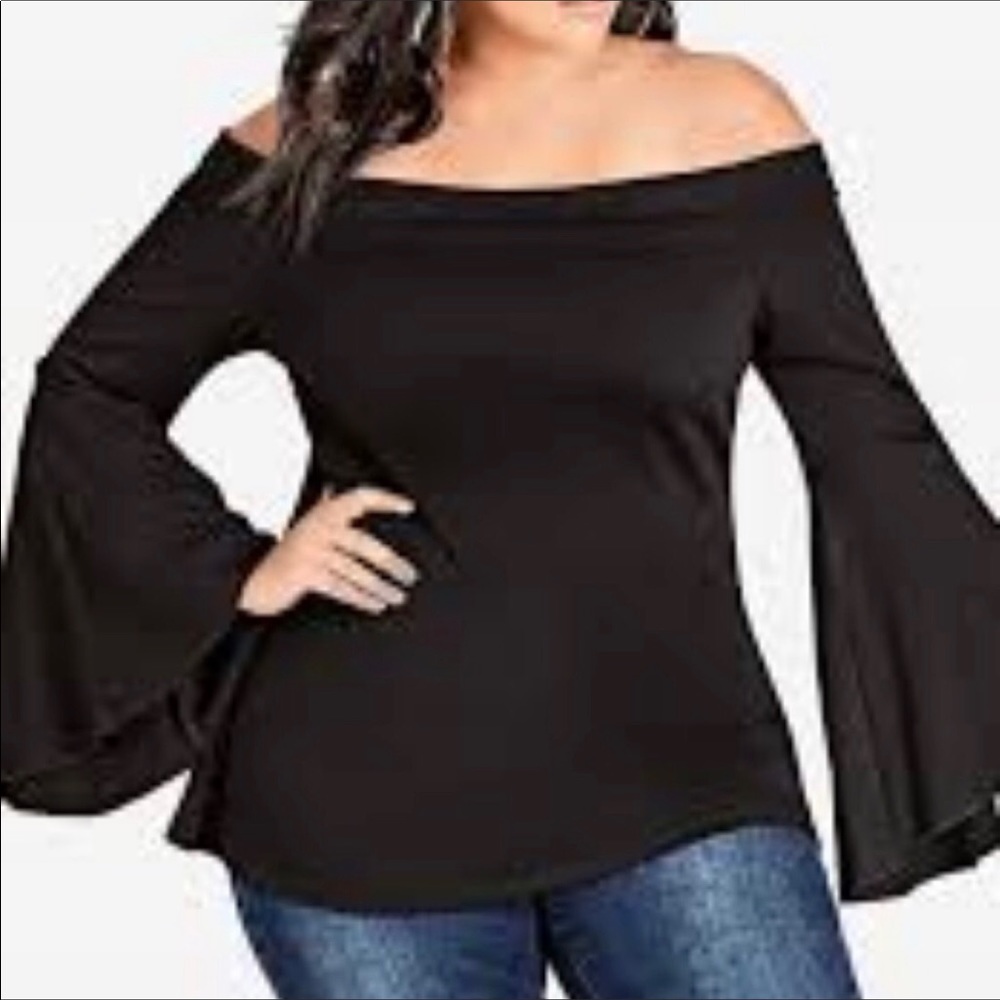 City Chic Bell Sleeve top